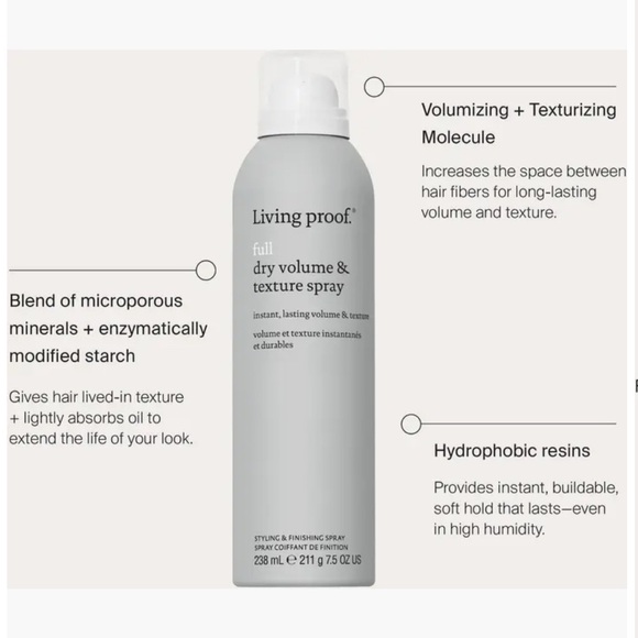Living Proof Full Dry Volume & Texture Spray (7.5oz) - Picture 7 of 10